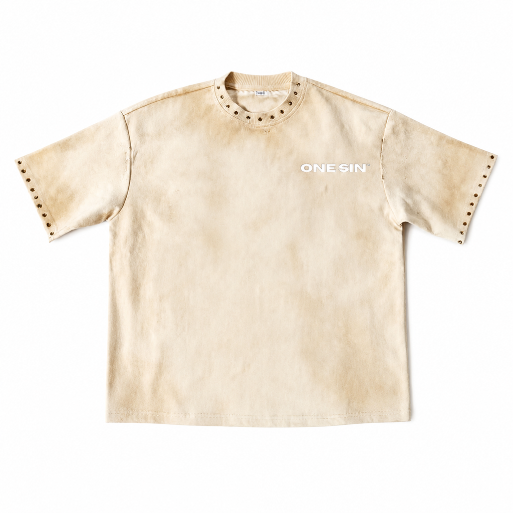 Ivory Distress Tee